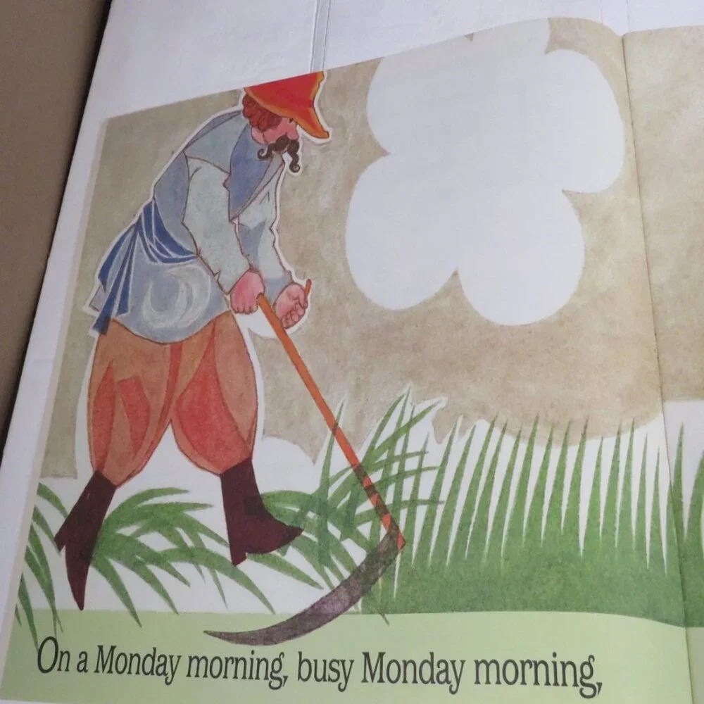 Busy Monday Morning BIG BOOK (almost 2 feet tall) with (2) student story books